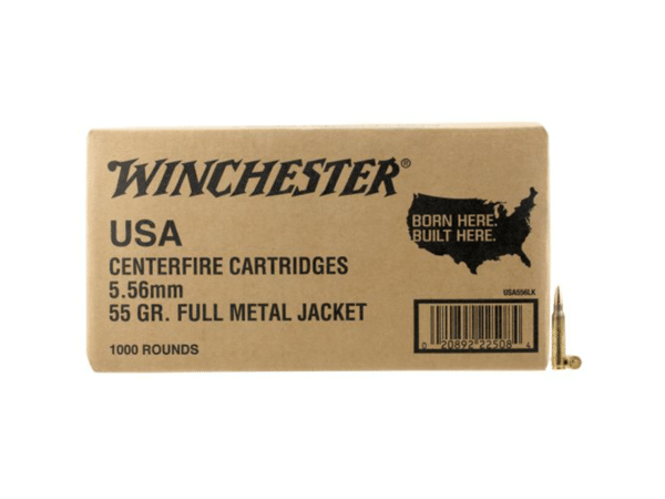 Winchester 5.56 Bulk Ammo 55 GR FMJ